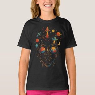 Camiseta Estrelas nos Meus Olhos Espaço Psicodélico Ficção 