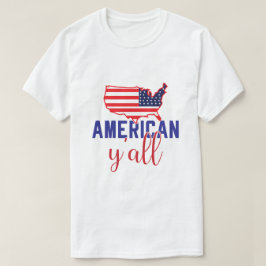 Camiseta Estrelas Patrióticas e Listras Abstratas Orgulho A