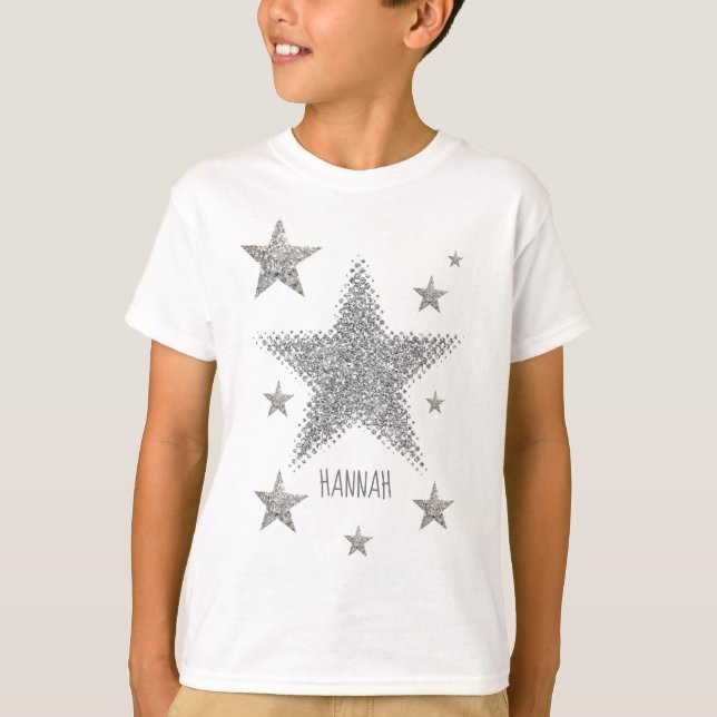 Camiseta Estrelas Silver Sparkasse Personalizadas (Frente)