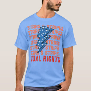 Camiseta Estrelas strips igualdade de direitos Pro Choice G