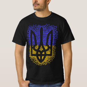 Camiseta Estrelas ucranianas de dispersão de trizub