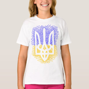 Camiseta Estrelas ucranianas de dispersão de trizub