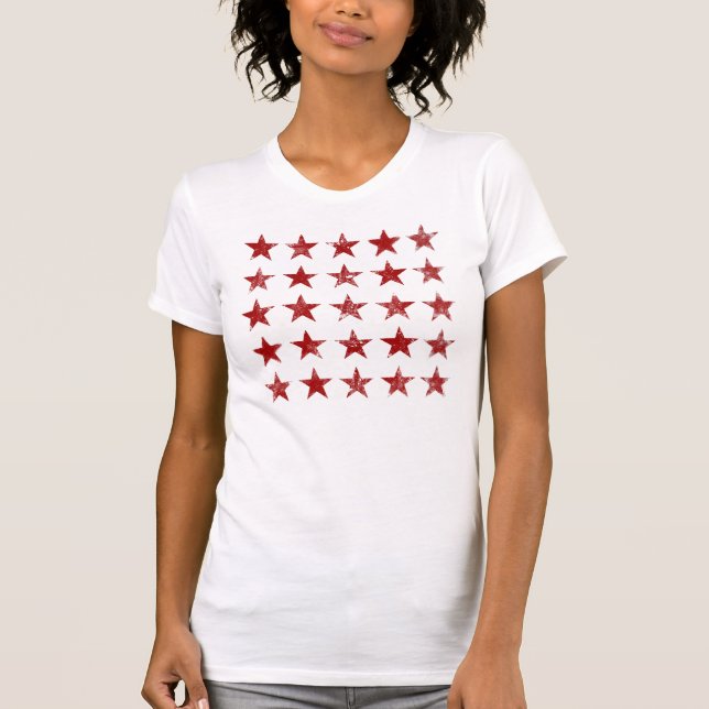 Camiseta Estrelas Vermelhas (Frente)