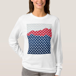 Camiseta Estrelas Vermelhas, Brancas e Azuis (EUA) (Estados