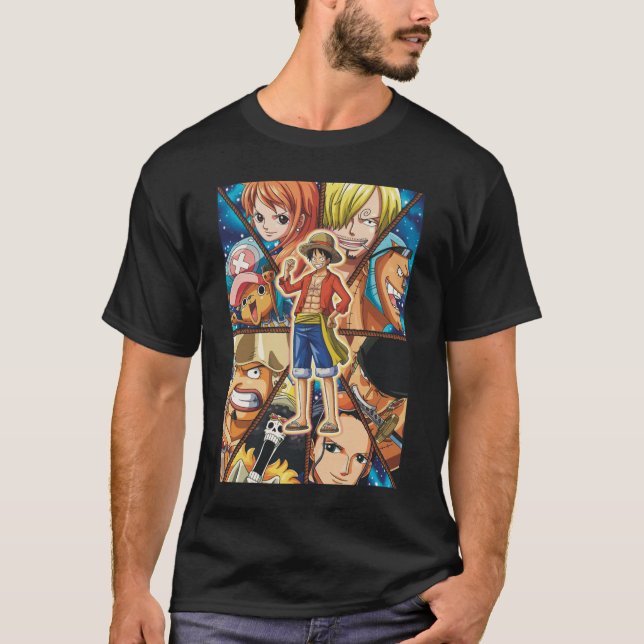Camiseta Estrele que design de cobertura de tripulação ANIM (Frente)