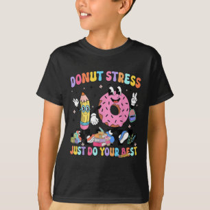Camiseta Estresse rosquinha Apenas Faça O Seu Melhor Chá De