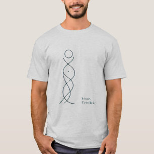 Camiseta Estrutura de Arte Em Pé