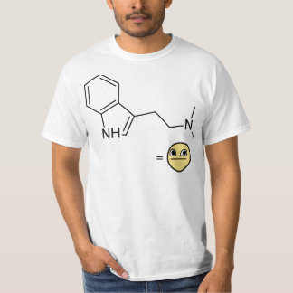Camiseta Estrutura química do DMT