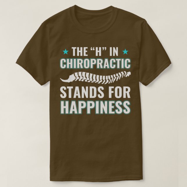 Camiseta Estudante Assistente Chiropractor Funny Chiropract (Frente do Design)