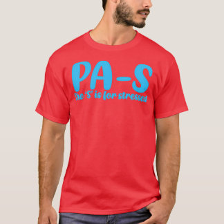Camiseta Estudante Assistente de Física 1 do PAS estressado