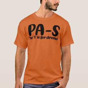 Camiseta Estudante Assistente de Física do PAS estressado 3