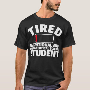 Camiseta Estudante de Ciências Nutricionais e Nutricionais 