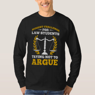 Camiseta Estudante de Direito Aluno de Faculdade de Direito