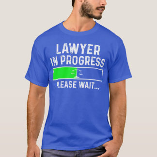 Camiseta Estudante de Direito em Progresso família