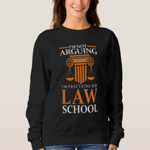 Camiseta Estudante de Direito Não Estou Discutindo Estou Pr