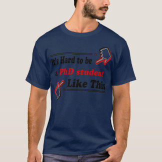 Camiseta Estudante De Doutorado Como Este Engraçado Estudan