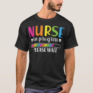 Camiseta Estudante de Enfermagem em Progresso Bsn Médico