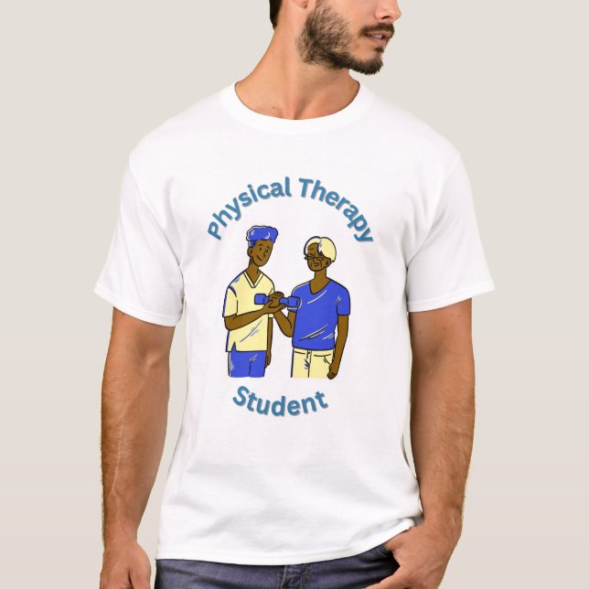 Camiseta Estudante de Fisioterapia (Frente)