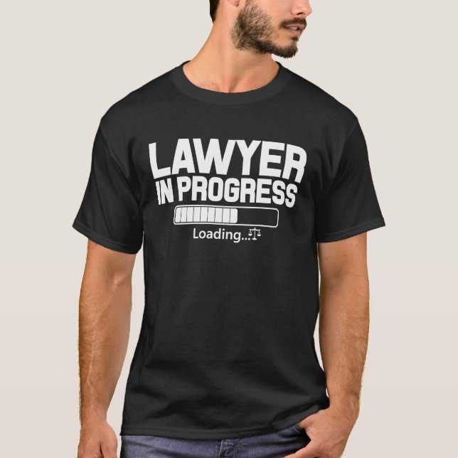Camiseta Estudante de Graduação da Faculdade de Direito Eng (Frente)
