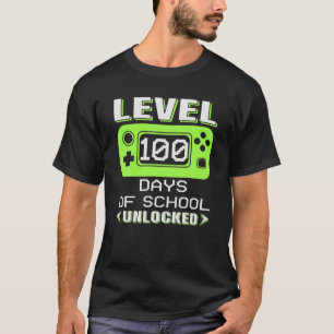 Camiseta Estudante De Jogos De Vídeo 100º Dia Professor 1