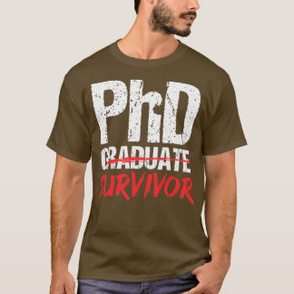Camiseta Estudante de Licenciação de Sobrevivência do Forma