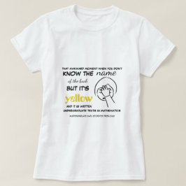 Camiseta Estudante De Matemática Da Graduação Tem Livros Am