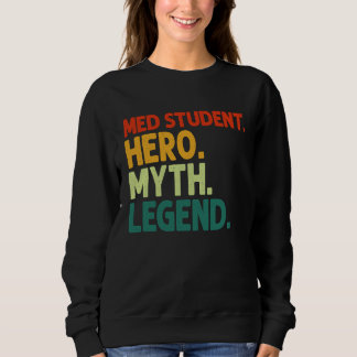 Camiseta Estudante de Medicina Herói Mito Lenda Vintage  Es