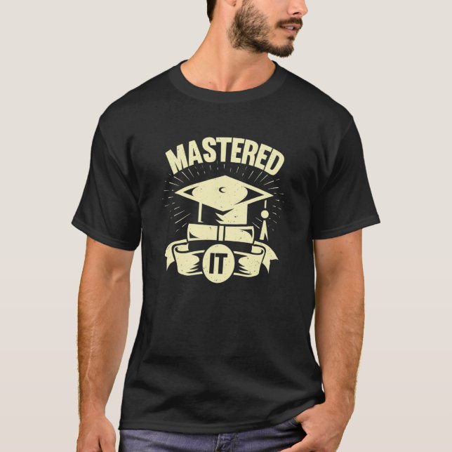 Camiseta Estudante De Mestrado Em Ti (Frente)