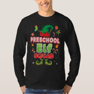 Camiseta Estudante de Papai Noel Natal no Quadrado da Pré-e