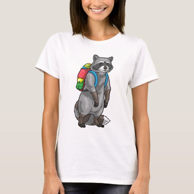 Camiseta Estudante de Páscoa Racoon (Frente)