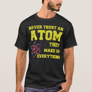 CAMISETA ESTUDANTE DE QUÍMICA SARCÁSTICA PIADA DE CIÊNCIA