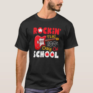Camiseta Estudante De Violão 100º Dia Atropelando 100 Dias