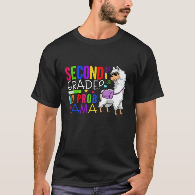 Camiseta Estudante do 2º grau sem segundo Prob Lama (Frente)