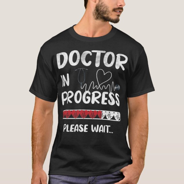 Camiseta Estudante do Med School Futuro Estudante Médico Es (Frente)