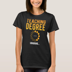 Camiseta Estudante em Estudo Escolar de Carga de Grau