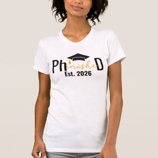 Camiseta Estudante PHD finalizado Festa de formatura engraç
