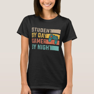 Camiseta Estudante Por Jogador De Noite