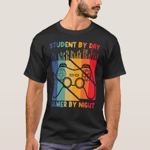 Camiseta Estudante Por Jogo Da Noite Para Gamers Funn