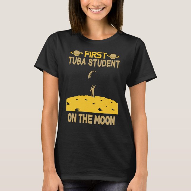 Camiseta Estudante Tuba Na Lua (Frente)