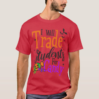 Camiseta Estudantes Comerciais Para Professores De Hallowee