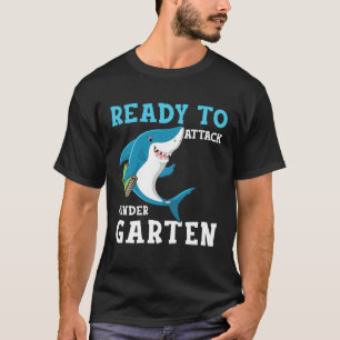 Camiseta Estudantes De Tubarão Prontos Para Atacar O Jardim