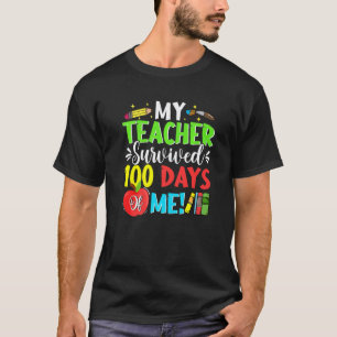 Camiseta Estudantes do 100º Dia na Escola Meu Professor Sob