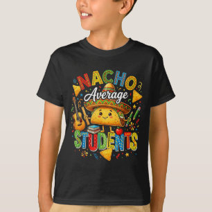 Camiseta Estudantes não médios cute taco volta às aulas
