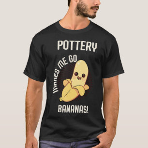 Camiseta Estúdio de Cerâmica Arte em Argila Banana Criativo