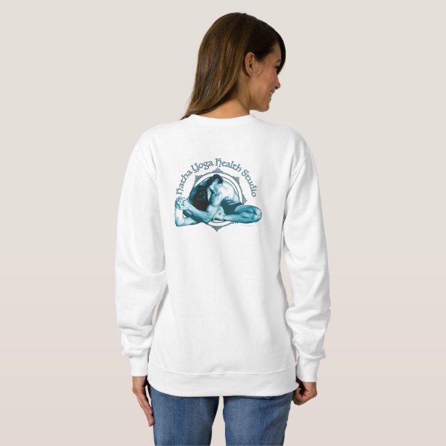 Camiseta Estúdio de Saúde de Hatha Yoga (Parte Traseira Completa)