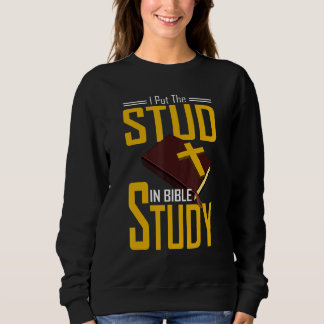 Camiseta Estudo Bíblico Cristão Eu Coloco O Estudo No Estud