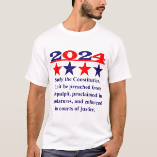 Camiseta Estudo Da Constituição - Citação Política