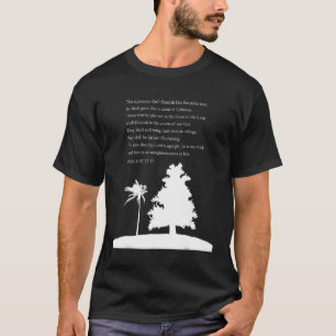 Camiseta estudo de bíblia do provérbio Salm 92 12 15