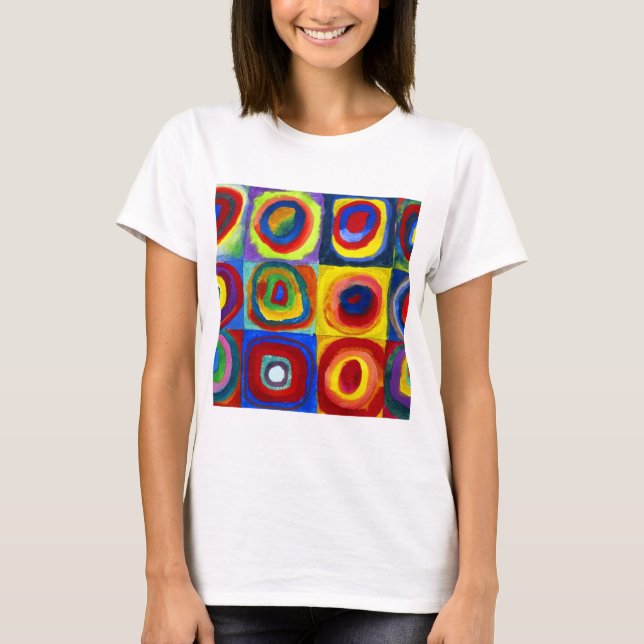Camiseta Estudo de Cores Wassily Kandinsky (Frente)