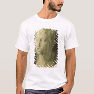 Camiseta Estudo de Edgar Degas da cabeça de um cantor